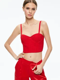 Alice and Olivia TOPS*ADARA BUSTIER TOP