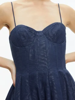 Alice and Olivia MINI|DRESSES*ADARA SPAGHETTI STRAP BUSTIER MINI DRESS