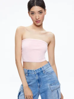 Alice and Olivia SWEATERS|TOPS*ALISON TUBE TOP SWEATER