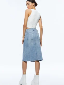 Alice and Olivia TOPS*AMITY SLEEVELESS CROPPED TANK