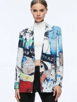 Alice and Olivia JACKETS + COATS*A+O X BASQUIAT DENNY BLAZER
