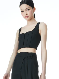 Alice and Olivia TOPS*BRESLIN BONED CORSET TOP