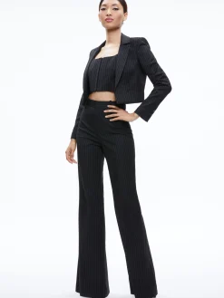 Alice and Olivia MATCHING SETS*BRESLIN CORSET TOP + SIOBHAN FRONT WRAP MIDI SKIRT
