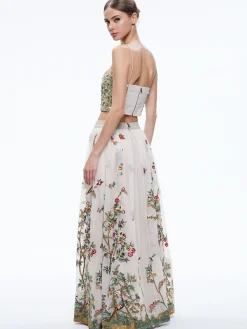 Alice and Olivia SKIRTS*CATRINA EMBELLISHED GOWN MAXI SKIRT