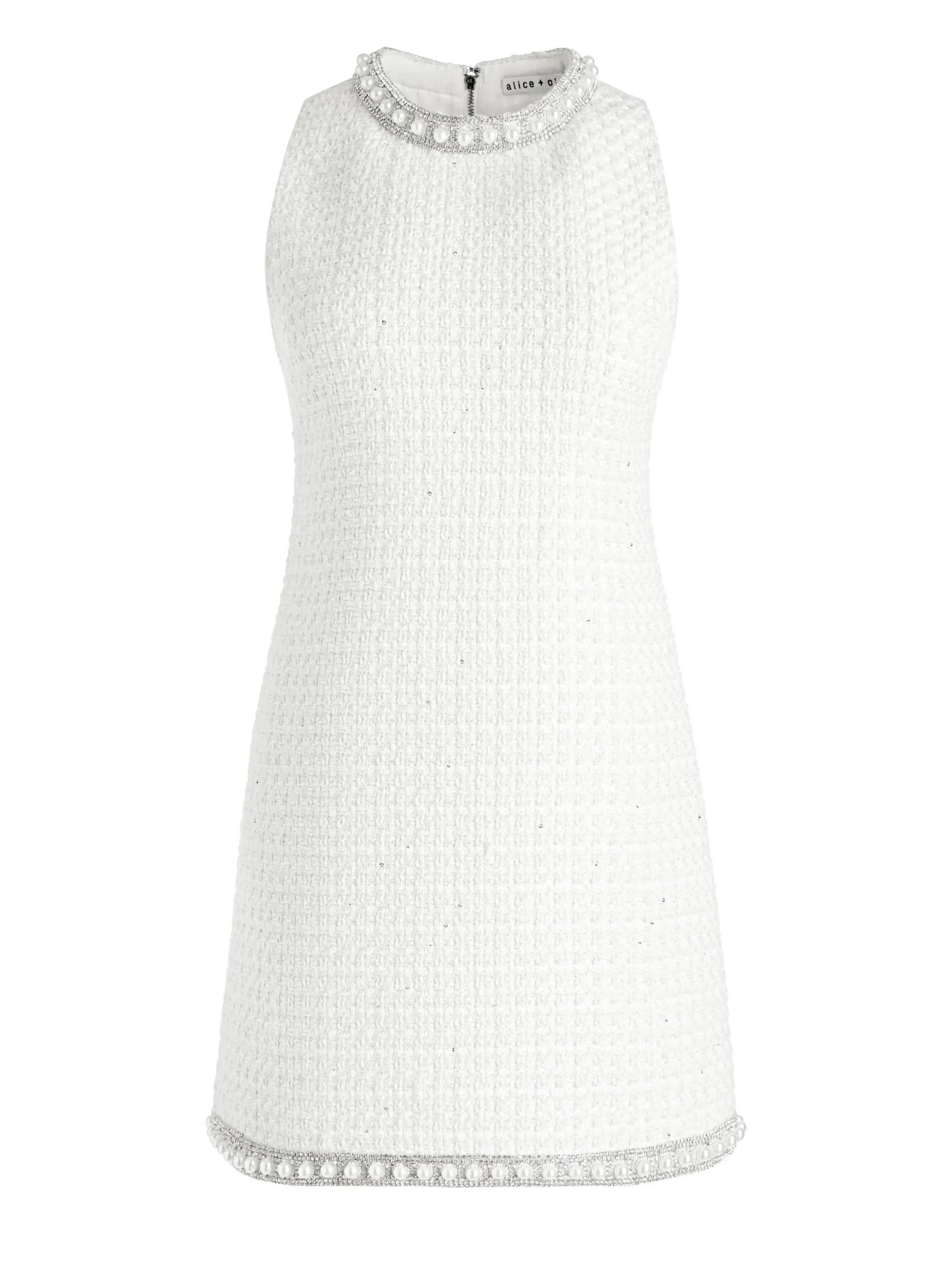 Alice and Olivia ESSENTIALS|THE WORKWEAR EDIT*COLEY EMBELLISHED MINI DRESS