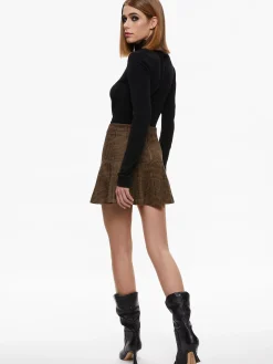 Alice and Olivia MATCHING SETS*COLLEY NOTCH COLLAR BLAZER + ZONA HIGH WAISTED MINI SKIRT