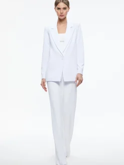 Alice and Olivia ESSENTIALS|THE WORKWEAR EDIT*DENNY NOTCH COLLAR BOYFRIEND BLAZER