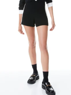 Alice and Olivia ESSENTIALS|SHORTS*DONALD SIDE PANEL SHORT