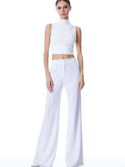Alice and Olivia THE WORKWEAR EDIT|SUITS*DYLAN HIGH WAISTED WIDE LEG PANT