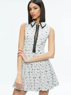 Alice and Olivia ESSENTIALS|THE WORKWEAR EDIT*ELLIS TWEED BOX PLEAT DRESS