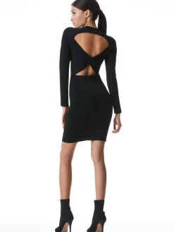 Alice and Olivia ESSENTIALS|MINI*ESTELLE TWO WAY MINI DRESS
