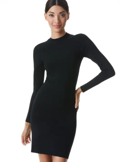 Alice and Olivia ESSENTIALS|MINI*ESTELLE TWO WAY MINI DRESS