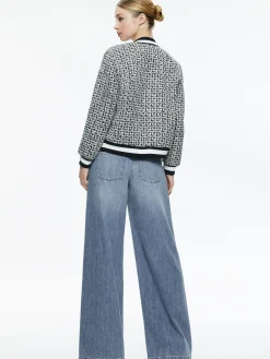 Alice and Olivia THE WORKWEAR EDIT|JACKETS + COATS*FELISA VARSITY BOMBER JACKET