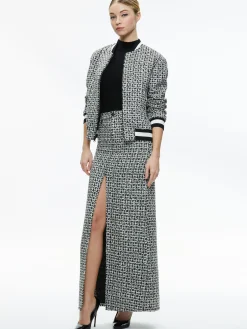 Alice and Olivia THE WORKWEAR EDIT|JACKETS + COATS*FELISA VARSITY BOMBER JACKET