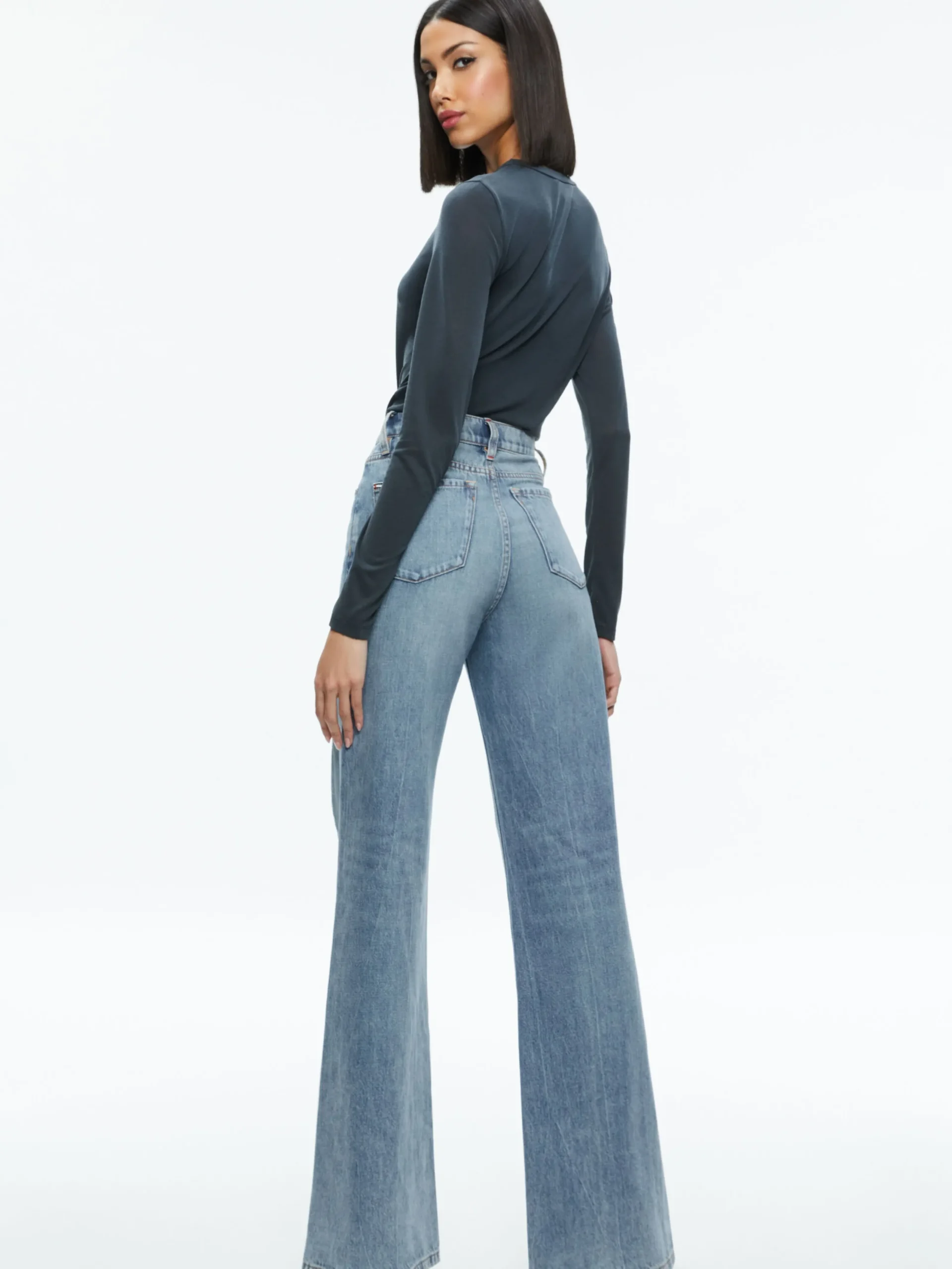 Alice and Olivia ESSENTIALS|TOPS*FITTED TEE