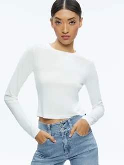 Alice and Olivia ESSENTIALS|TOPS*FITTED TEE