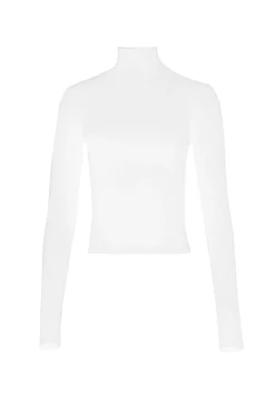 Alice and Olivia ESSENTIALS|SWEATERS*GARRISON SLIM MOCK NECK TOP
