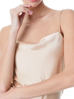 Alice and Olivia TOPS*HARMON DRAPEY SLIP TANK