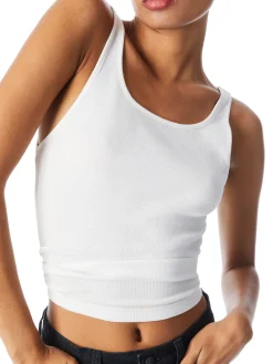 Alice and Olivia TOPS*JEMI RIBBED TANK