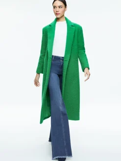 Alice and Olivia STACEY'S FAVORITES|JACKETS + COATS*JIMMY OVERSIZED COAT WITH LONG LAPEL