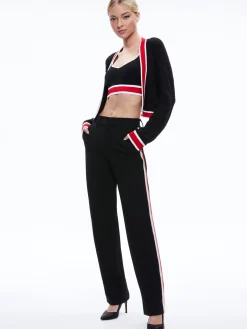 Alice and Olivia MATCHING SETS*JUANA CROPPED CARDIGAN + MAUDE BRALETTE