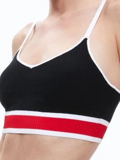 Alice and Olivia MATCHING SETS*JUANA CROPPED CARDIGAN + MAUDE BRALETTE