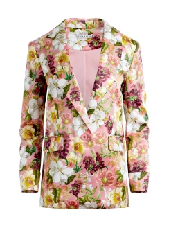 Alice and Olivia SUITS|JACKETS + COATS*JUSTIN ROLLED CUFF BLAZER