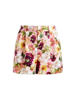 Alice and Olivia MATCHING SETS*JUSTIN ROLLED CUFF BLAZER + CONRY PLEATED SHORT