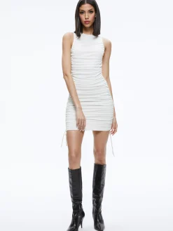 Alice and Olivia ESSENTIALS|VALENTINE'S DAY EDIT*KATHERINA RUCHED FITTED DRESS