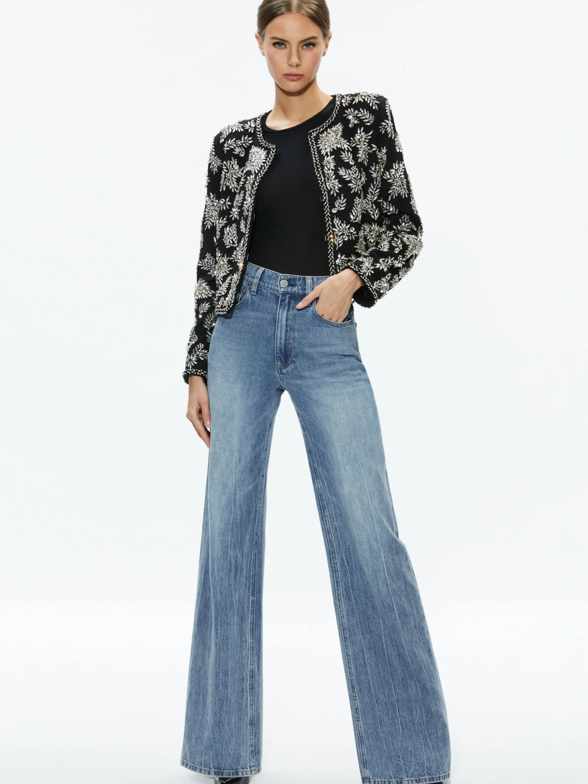 Alice and Olivia JACKETS + COATS*KIDMAN EMBELLISHED JACKET