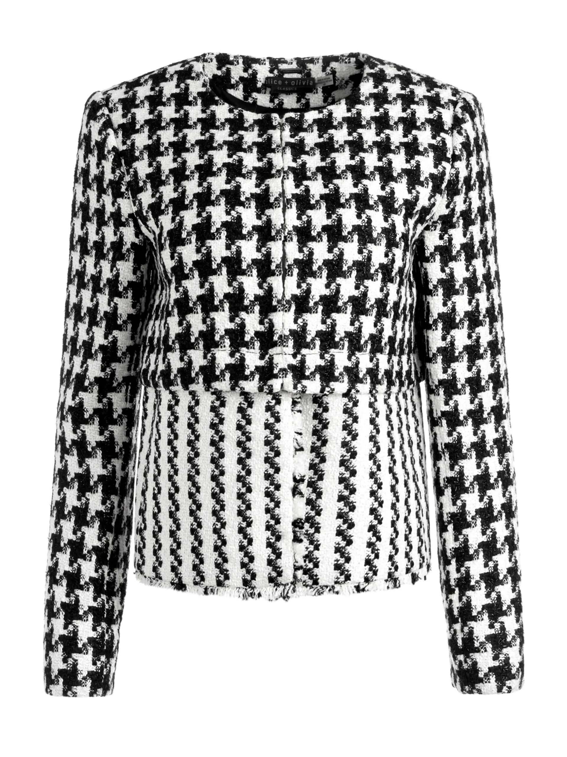 Alice and Olivia ESSENTIALS|JACKETS + COATS*KIDMAN TWO-FER TWEED JACKET