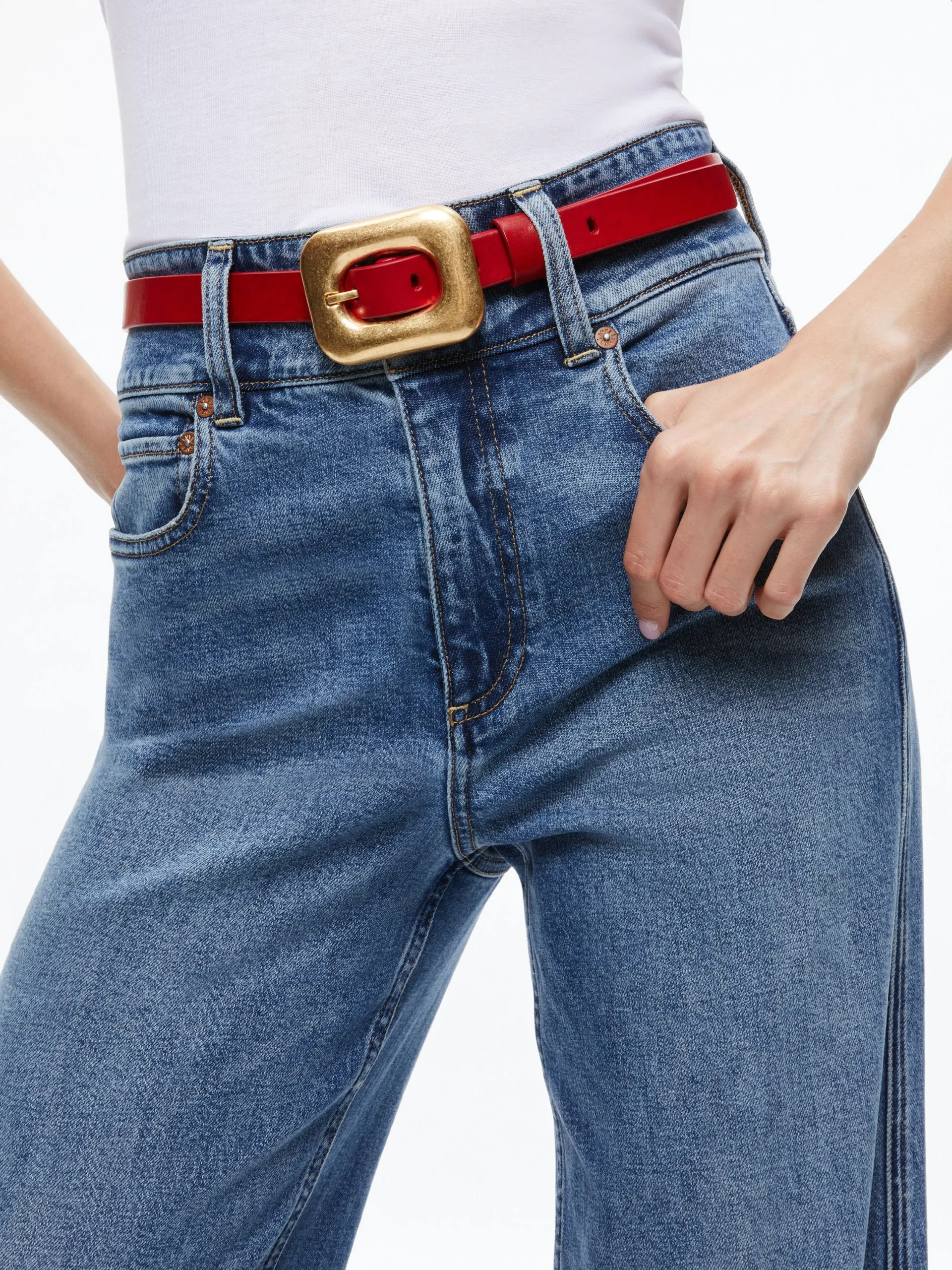 Alice and Olivia ACCESSORIES*LETTY BUCKLE BELT
