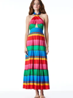 Alice and Olivia MAXI|DRESSES*LYNDON CROSS FRONT MAXI DRESS