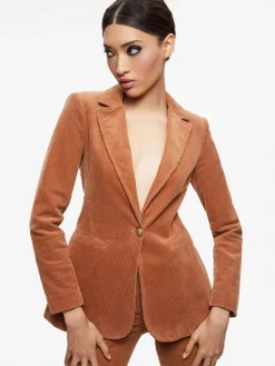 Alice and Olivia JACKETS + COATS*MACEY NOTCH COLLAR FITTED BLAZER