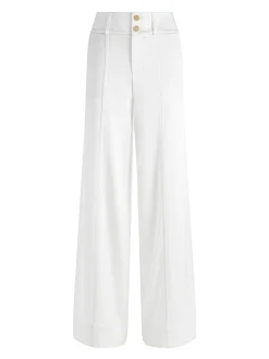 Alice and Olivia THE WORKWEAR EDIT|PANTS*MAME HIGH RISE WIDE LEG CUFFED PANT
