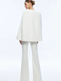 Alice and Olivia TOPS*MARICA SQUARE NECK CAPE TOP