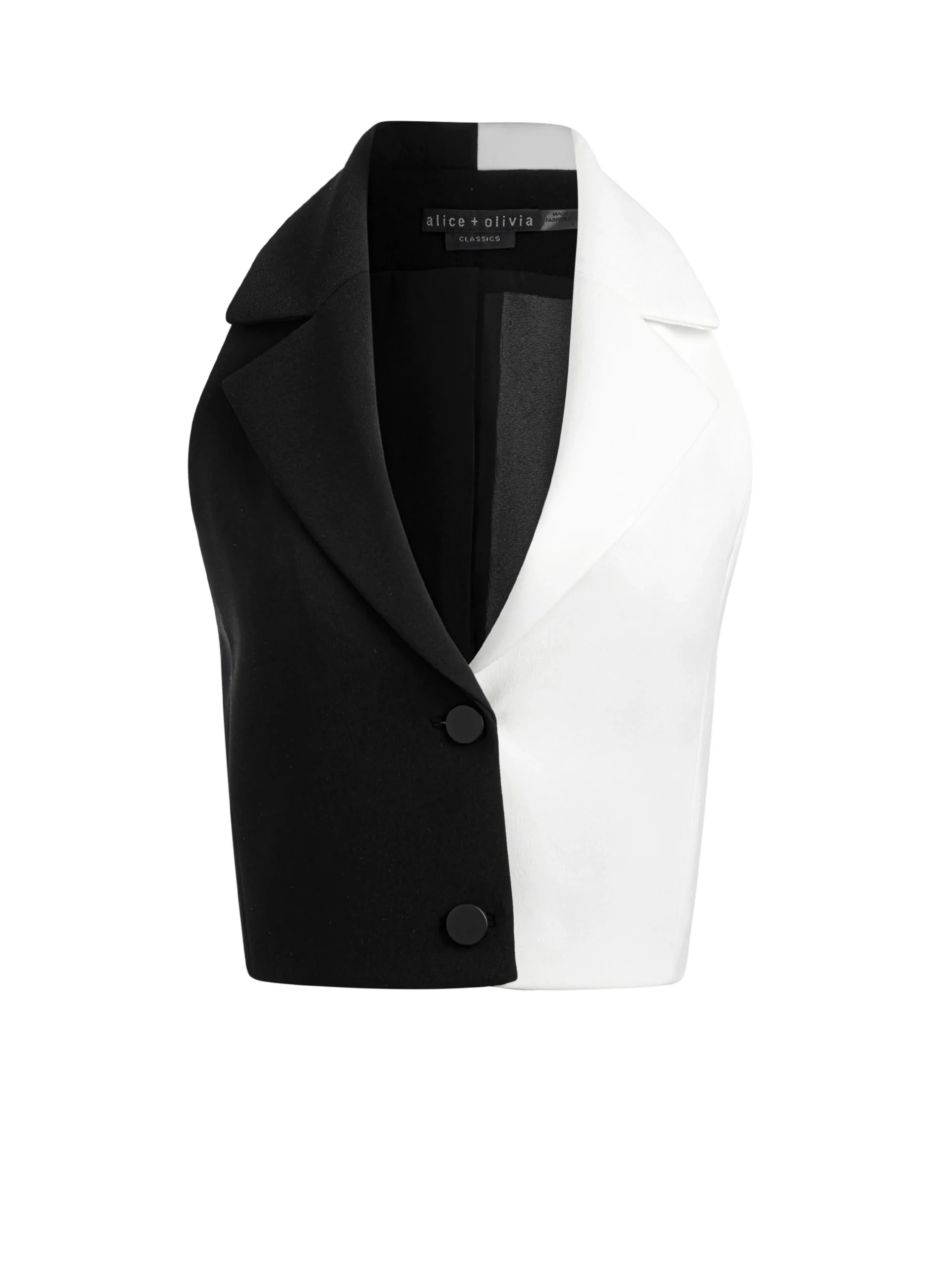 Alice and Olivia ESSENTIALS|THE WORKWEAR EDIT*MERI COLOR BLOCK BLAZER TOP