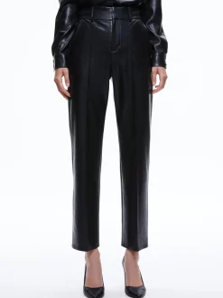 Alice and Olivia VEGAN LEATHER|ESSENTIALS*MING VEGAN LEATHER ANKLE PANT