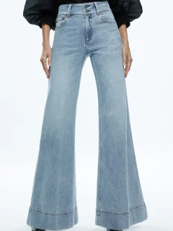 Alice and Olivia JEANS|PANTS*MISSA HIGH RISE WIDE LEG JEAN