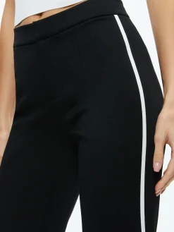 Alice and Olivia MATCHING SETS*MYA CONTRAST PIPING FITTED BLAZER + PRINCESS CONTRAST PIPING PANT