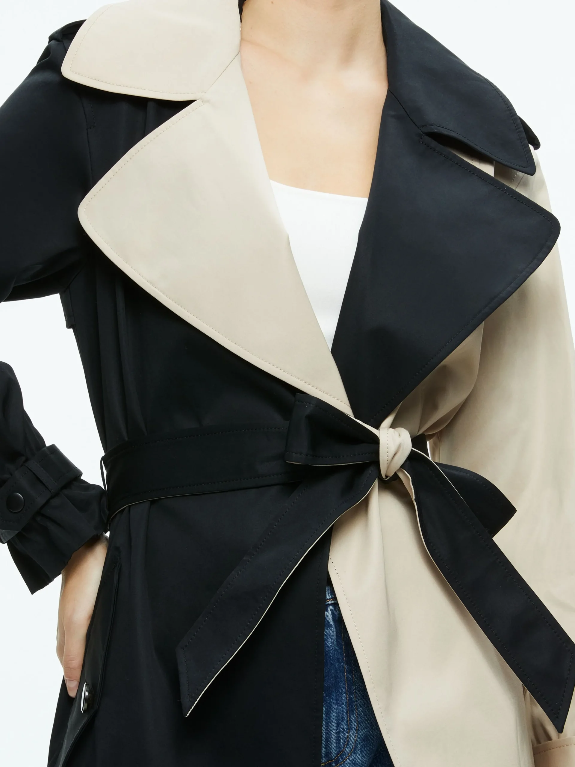 Alice and Olivia ESSENTIALS|JACKETS + COATS*NEVADA TRENCH COAT