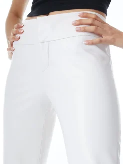 Alice and Olivia VEGAN LEATHER|ESSENTIALS*OLIVIA VEGAN LEATHER BOOTCUT PANT