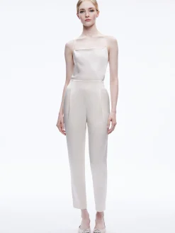 Alice and Olivia MATCHING SETS*PAILEY FTTED NOTCH COLLAR BLAZER + JESSIE SLIM PANT