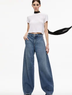 Alice and Olivia JEAN SHOP|JEANS*PARKER LOW RISE BALLOON LEG JEAN