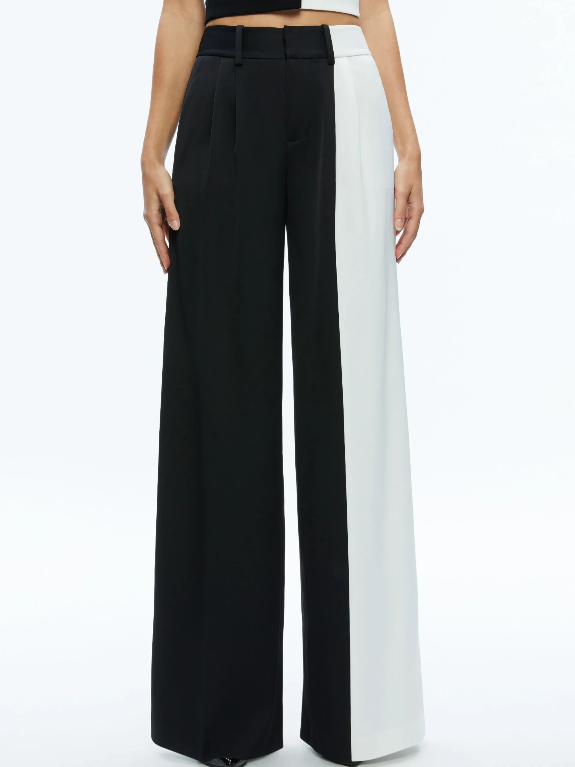 Alice and Olivia ESSENTIALS|THE WORKWEAR EDIT*POMPEY COLOR BLOCK PANT