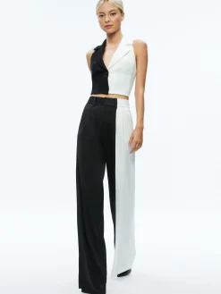Alice and Olivia ESSENTIALS|THE WORKWEAR EDIT*POMPEY COLOR BLOCK PANT