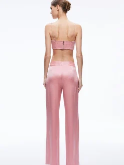 Alice and Olivia TOPS*SASHA THIN STRAP CROP TOP