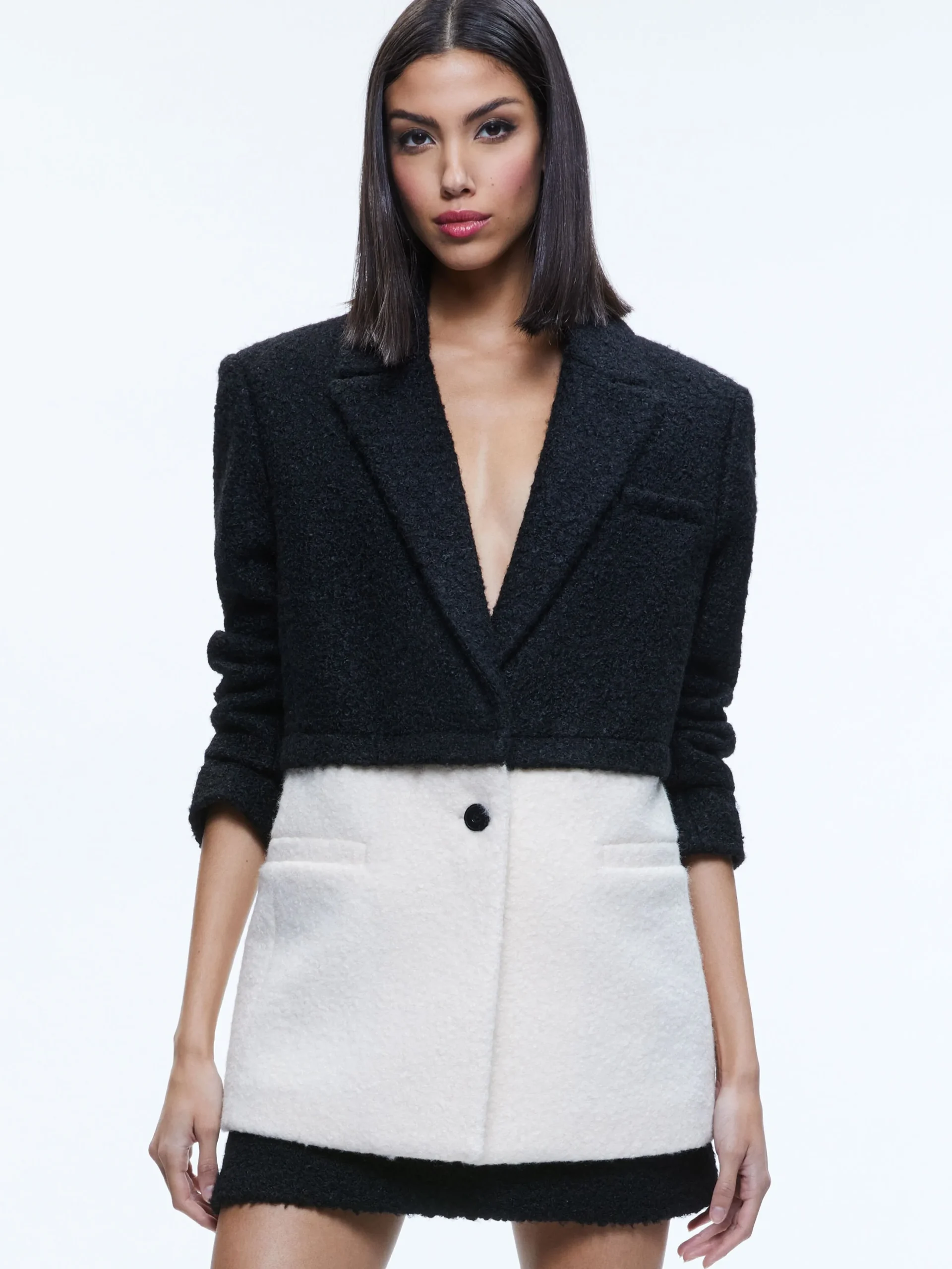Alice and Olivia JACKETS + COATS*SHAN OVERSIZED TWO-FER BLAZER