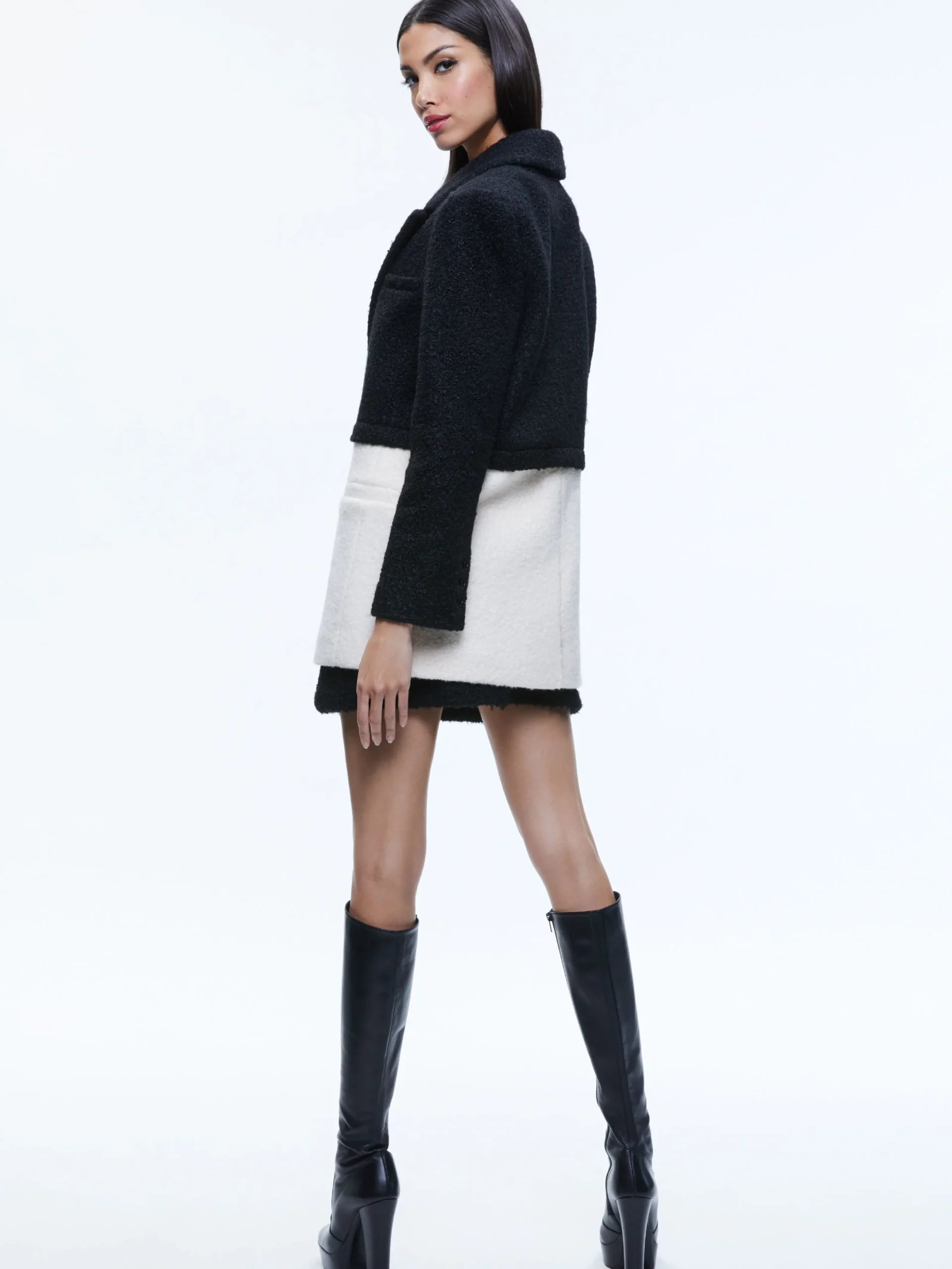 Alice and Olivia JACKETS + COATS*SHAN OVERSIZED TWO-FER BLAZER