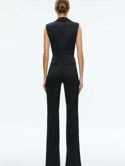 Alice and Olivia THE WORKWEAR EDIT|VALENTINE'S DAY EDIT*SHOSHANNA SLEEVELESS TUXEDO JUMPSUIT